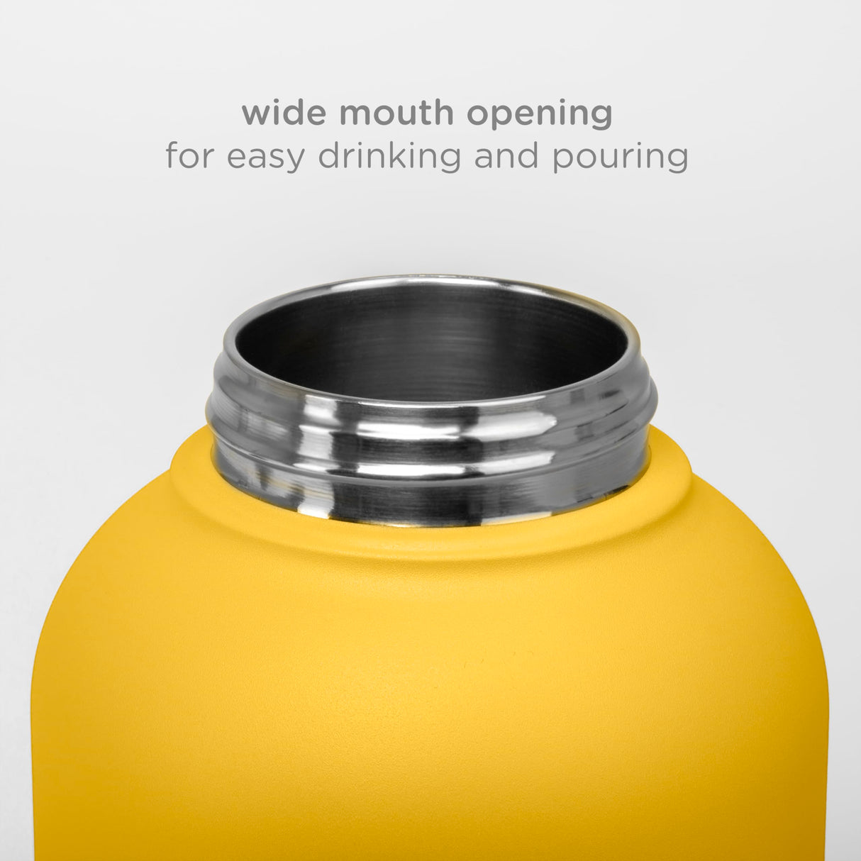 Ubbi Pup & Me Stainless Steel Insulated Portable 32 oz. Water Bottle for Dogs and Owners with Attached Dog Bowl, Yellow