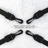 Pet Hammock for Cage Reversible Cat Hanging Hammock Soft Hanging Bed for Ferret Kitten Puppy Cats Small Dogs Rabbits Small Animals Double-Sided Pet Cage Hammock with Adjustable Straps & Plastics Hooks