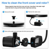 AUTGA Solar Fountain, Floating Solar Powered Water Fountain Pump for Bird Bath, Garden, Pond, Pool, Outdoor (1W)