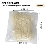 kathson Bird Nesting Materials Coconut Fiber Bird Nest Bedding Material Warm and Breathable Linen Silk for Bird Small Animals (6 Pack)