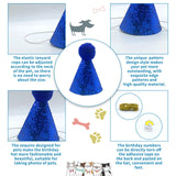 Cat Kitten Birthday Bandanas Cat Birthdays Party Supplies Party Hat Boy with Cat Birthdays Banner Balloons Meow Letter Foil Balloons for Boy Cats Kitten Decorations