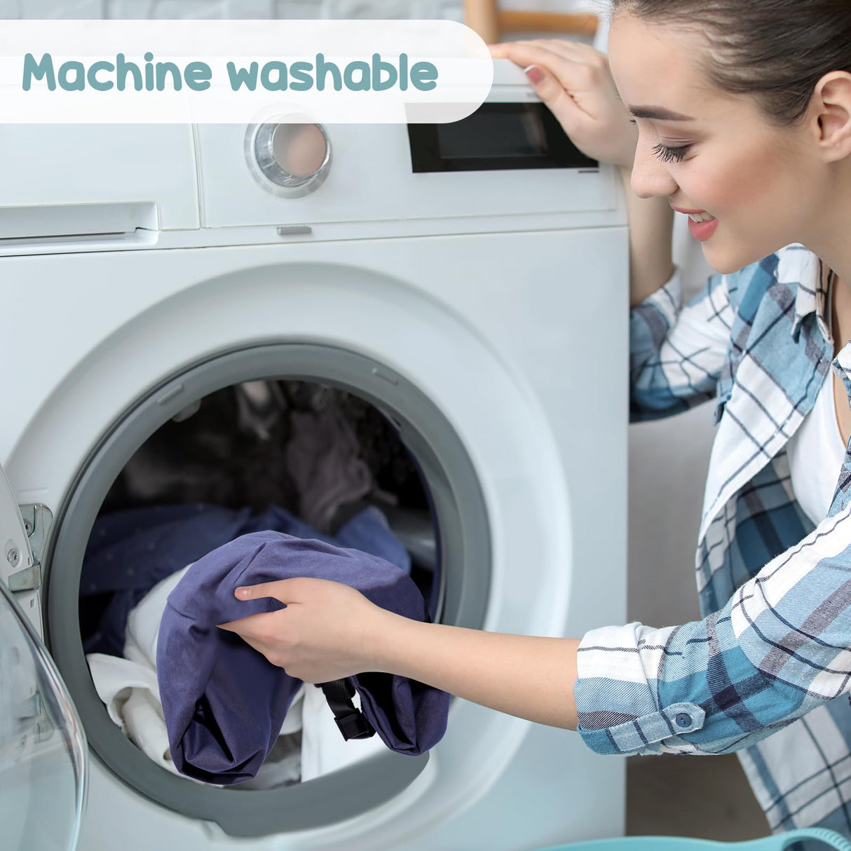 Avont Dog Sling for Small Dog Cats Under 15lbs, Hands-Free Crossbody Pet Carrier with Adjustable Padded Strap Extra Pocket, Safe Soft Pouch Bag for Puppies' Walks Outings -Denimblue