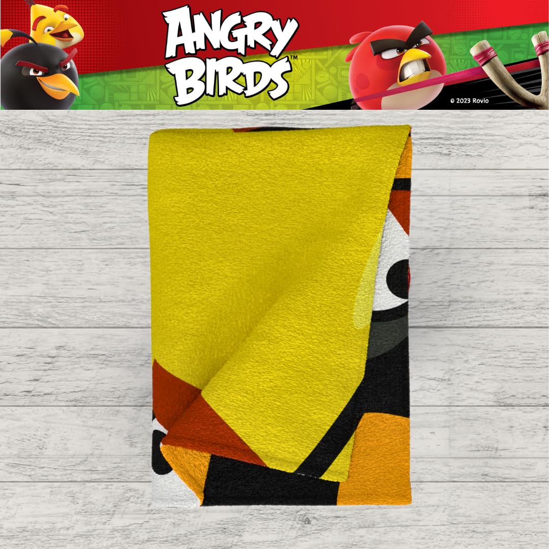 Franco Collectibles Angry Birds Super Soft Cotton Bath/Pool/Beach Towel, 60 in x 30 in, (100% Officially Licensed Product)