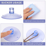 4 Pieces Cat Window Perch Suction Cup Cat Window Bed Suction Cup Replacement Suckers for Hammock Hanging Pet Supplies Indoors