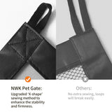 NWK Magic Dog Gate for Stairs Pet Gate for The House Providing a Safe Enclosure for Pets to Play and Rest, 6 Hooks Design (30'' X 43'')