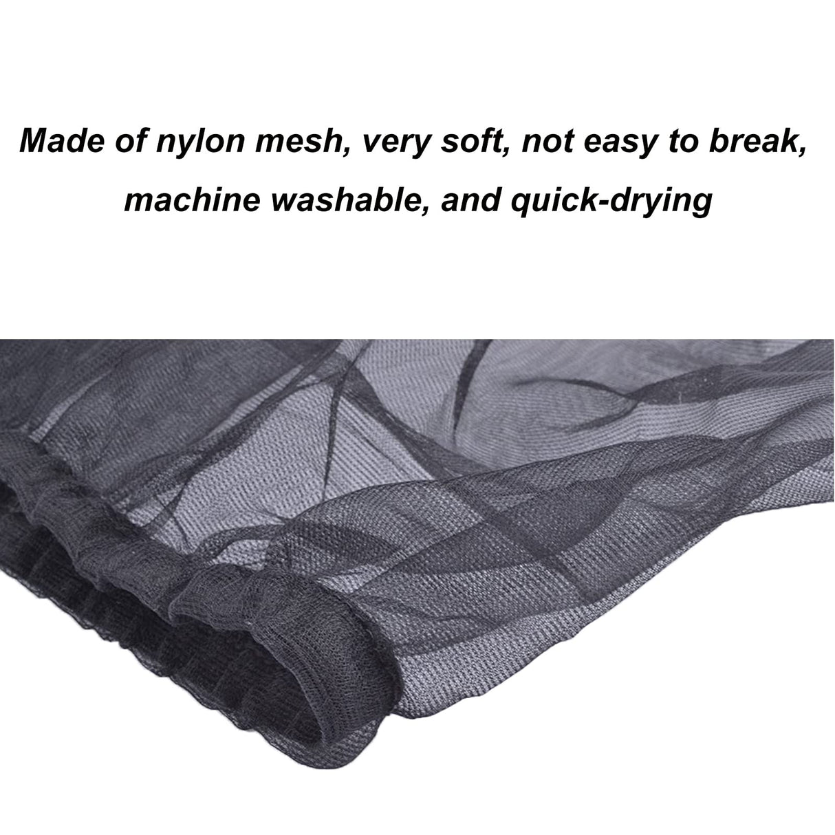 Bird Cage Seed Catcher, Airy Gauze Seeds Bird Cage Cover Guard Dust-Proof Universal Birdcage Accessories Parrot Bird Nylon Mesh Net Cover Stretchy Shell Skirt Traps Cage Basket (XL, Black)