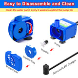 Cat Water Fountain Pump, Pet Water Fountain Pump Compatible Motor, DR-DC160 for Cat Drinking Fountain Cat Water Dispenser Replacement (Pump)