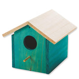 Wooden Birdhouse, Unfinished, Unassembled