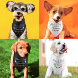 Mom & Dad are Getting Me a Human Pregnancy Announcement Dog Bandana Gender Reveal Baby Announcement Photos Prop Pet Scarf Accessories for Dog Lovers Pack of 2
