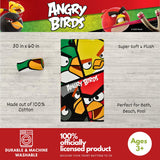 Franco Collectibles Angry Birds Super Soft Cotton Bath/Pool/Beach Towel, 60 in x 30 in, (100% Officially Licensed Product)