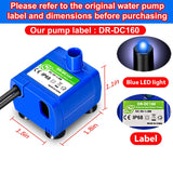 Cat Water Fountain Pump, Pet Water Fountain Pump Compatible Motor, DR-DC160 for Cat Drinking Fountain Cat Water Dispenser Replacement (Pump)