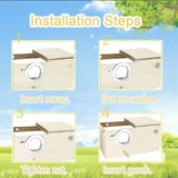 Tfwadmx Parakeet Nesting Box Transparent Bird Nest Box Wood Bird House for Cage Budgie Breeding Boxes for Parrotlets, Lovebirds and Other Small Sized Birds 7.8" x 4.7" x 4.7"