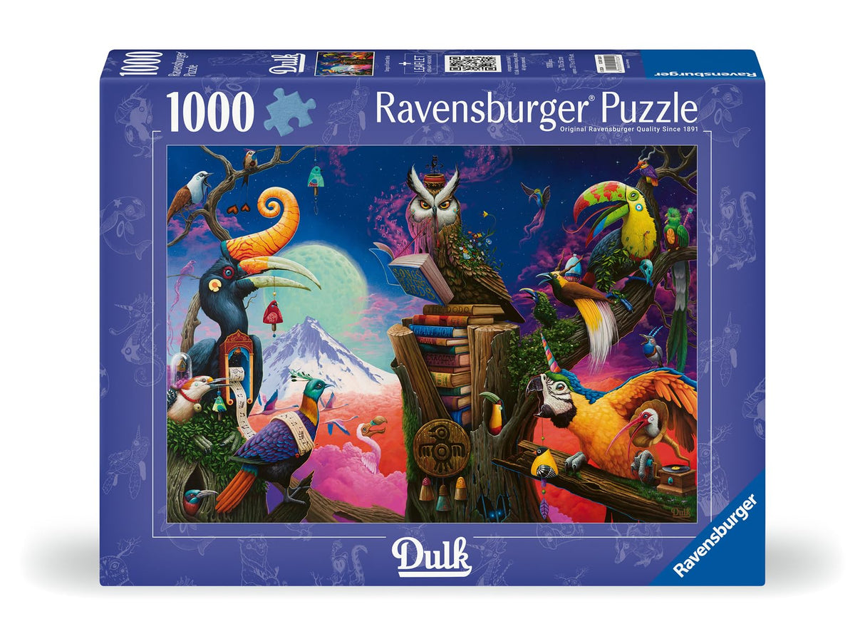 Ravensburger Songs of Extinct Birds Jigsaw Puzzle - 1000-Piece German Craftsmanship | Eco-Conscious Artistry | Perfect Interlocking Fit | Ideal for Adults and Kids Alike