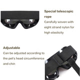 Dog Goggles Medium Large Breed, Dog Sunglasses with Adjustable Straps and Soft Sponge Pad,UV Protection, Windproof, Dustproof and Snowproof.
