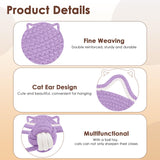 Cat Scratcher Mat, Natural Cotton Rope Cat Scratch Pad, 15.7'' Round Horizontal Floor Cat Scratching Pads for Indoor Cats, Cat Furniture Protector for Wall, Couch, Carpets, Sofas