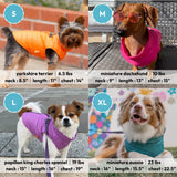 Gooby Puffer Vest Dog Jacket - Purple, X-Small - Ultra Thin Zip Up Wind Breaker with Dual D Ring Leash - Water Resistant Small Dog Sweater Coat - Dog Clothes for Small Dogs Boy or Medium Dogs, (12")