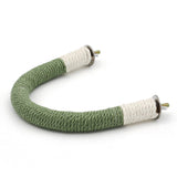 DVHEY Bird Stand Perch U Shape Hemp Rope Green Wood Parrot Perches for Small Birds,Parakeets Macaw Cockatiels Conures Love Birds Finches,Bird Training Educational Stand Toys (Small,1 Pack)