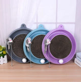 Multi-functional Cat Scratching Board With Ball Track, Various Colours Of Mat Board, Self-height Relief From Boredom To Tease The Cat, With Spring And Ball, Anti-scratch Furniture Artifacts, A Must-ha