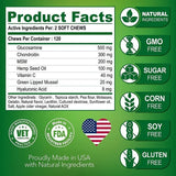 Glucosamine For Dogs 2 Pack Hip And Joint Supplement With Chondroitin 240 Chews