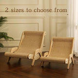 2-in-1 Cat Hammock And Scratching Post Durable Linen Rope Pet Rest Chair For All Seasons