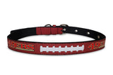 Pets First Tough Leather Pet Collar NFL SAN Francisco 49ERS Premium Dog Collar, Limited Edition, Size Large. Best & Strongest Heavy-Duty Dog Collar!, Large (20-29"" Long & 1"" Wide) (SAN-3081-LG)