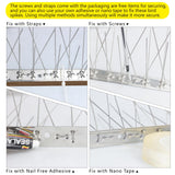 KOKMEYA Bird Spikes 3.28FT, 304 Stainless Steel Bird Deterrents Spikes for Outside to Keep Birds Away Birds Scare Devices Outdoor 4Pcs