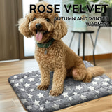 Dog Bed Mat - Comfortable Dog Kennel Pad, Multi-Purpose Dog Crate Bed & Dog Bed Mats for Dogs & Cats – Soft Dog Crate Mat & Dog Bed Crate Mat for Dog & Cat (Gray, S(24 * 18 * 1.5))