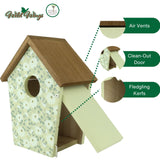 Wild Wings Decorative Bluebird House Olive Blossoms, Green