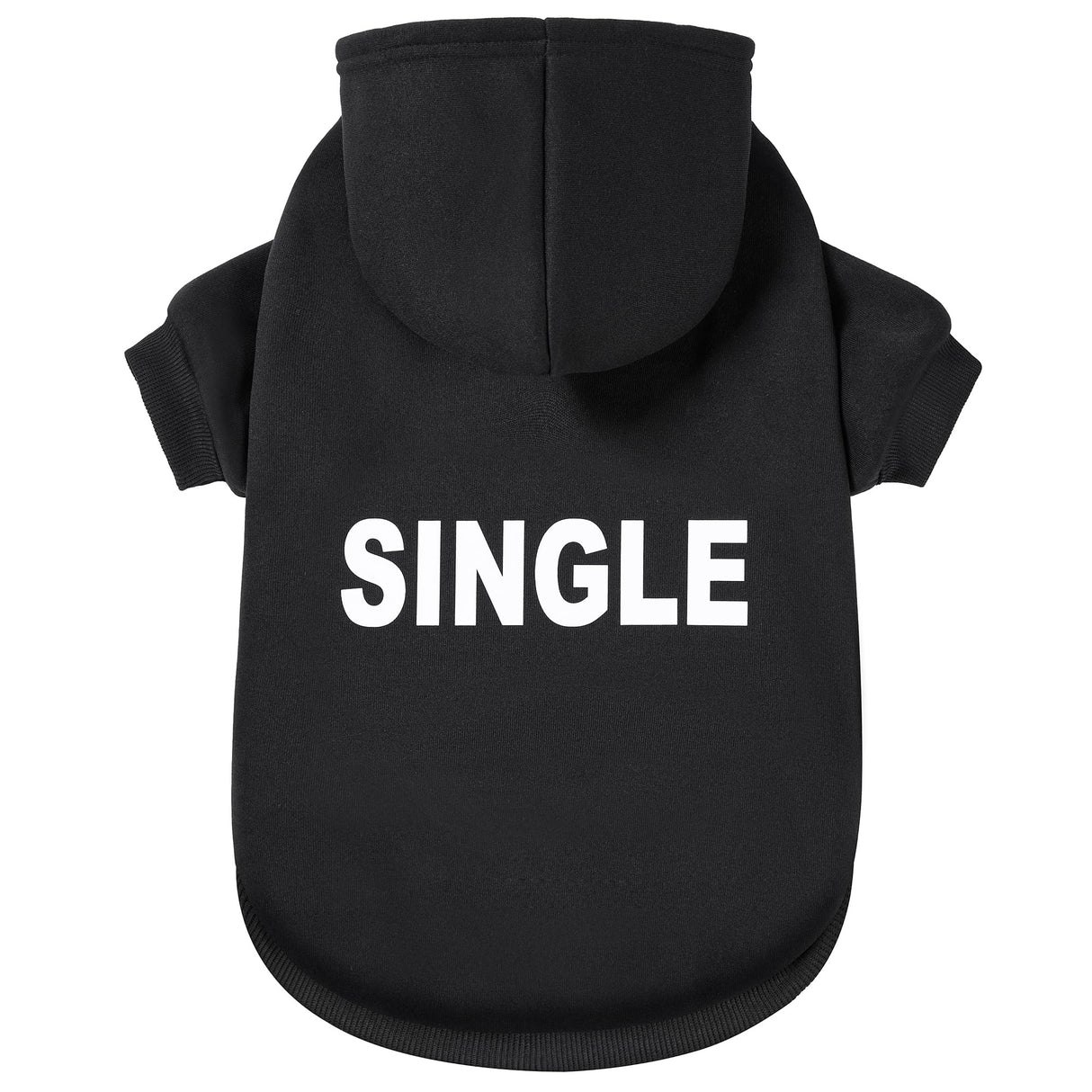 GreenJoy Dog Hoodie & Sweater - Cold Weather Coat for Puppies, Cats & Small to Large Dogs (Small, Black)