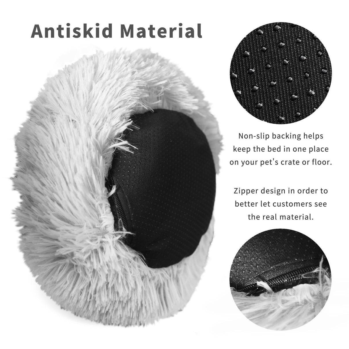 wrkfree Bunny Bed Rabbit Hideout Large Soft & Comfortable Small Animal Bedding Cozy Bed Mat Warm Hideaway Cage Accessories for Guinea Pig Light Grey