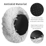 wrkfree Bunny Bed Rabbit Hideout Large Soft & Comfortable Small Animal Bedding Cozy Bed Mat Warm Hideaway Cage Accessories for Guinea Pig Light Grey