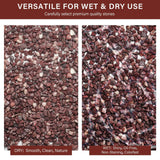 NUPICK 3 lbs Pebbles for Indoor Plants, 1/5 Inch Pea Gravel for Fish Tank, Polished Decorative Rocks for Succulent, Natural River Stones for Vases, Cactus, Landscaping, Bird Bath, Aquarium, Red