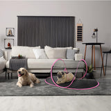 Realife Portable, Foldable Outdoor Cat Tent for Dogs and Small Animals, Rose Red