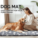 Dog Bed Mat - Comfortable Dog Kennel Pad, Multi-Purpose Dog Crate Bed & Dog Bed Mats for Dogs & Cats – Soft Dog Crate Mat & Dog Bed Crate Mat for Dog & Cat (Gray, S(24 * 18 * 1.5))