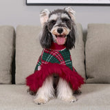 UNIPUP Dog Sweater Cloak, Pearl Cotton Bouclé Yarn Puppy Sweater, Cold Weather Coat Knitwear for Small Dogs, Classic Turtleneck Thick Dog Clothes with Thick Fluff DS-DP01L