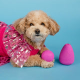 Doggy Parton Ruffle Sweater Skirt Set for Dogs - Small, Pink