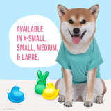 Peeps for Pets Call My Peeps Dog T Shirt - Teal Blue Dog T Shirt for Dogs Soft and Comfortable Machine Washable Dog Shirt - Officially Licensed Peeps Pet Dog Clothing,FF16040