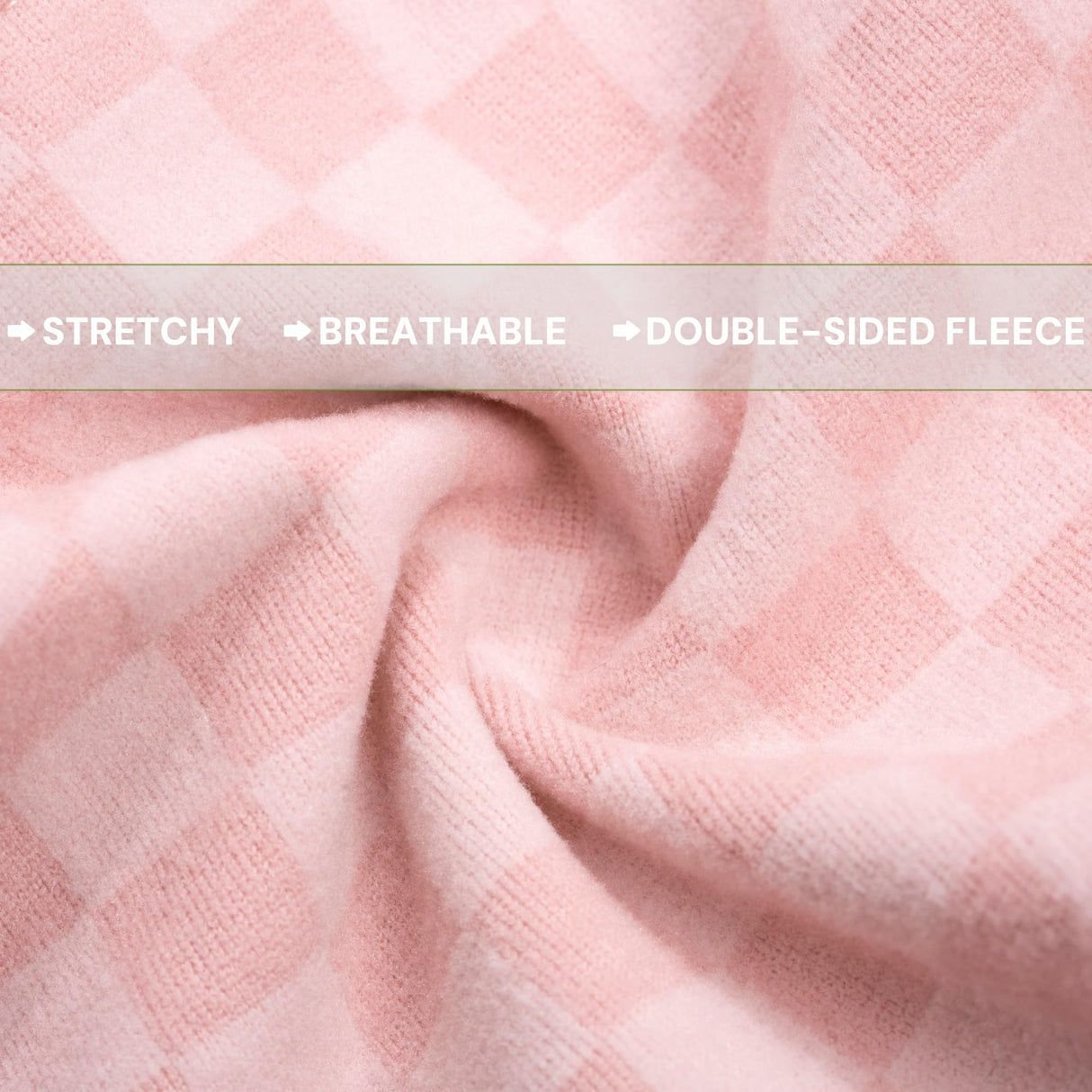 Dog Fleece Onesie for Cold Winter, Stretchy Dog Winter Bodysuit Adjustable Puppies Jumpsuit Doggie Pajamas Pet Clothes, Pink, 2X-Large