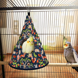 Parrot Cockatiel Warm House Bird Nest Bed All Season Hanging Hammock Birds Sleeping Bed Parrot Hideaway Bed Polyester Fabric Washable for Parakeet Cockatiels Budgies Lovebird