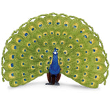 Safari Ltd. Peacock Figurine - Detailed 4" Plastic Model Figure - Fun Educational Play Toy for Boys, Girls & Kids Ages 3+
