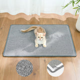 Conlun Cat Scratcher Mat,Natural Sisal Cat Scratch Pad,Horizontal Floor Cat Scratching Pads Rug for Indoor Cats Grinding Claws Nails,Cat Furniture Protector for Couch & Carpets & Sofas