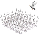 LOEK Pigeon Spikes, Bird Spikes,The Bird Thorn Bird Deterrent, Spikes Stainless Steel, Anti Bird Spikes, for Fence Roof Window Bird Deterrent Spikes, Bird Spikes for Pigeons and Other Small Birds