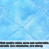 Winter Warm Bird Nest House Shed Hut Hanging Hammock Finch Cage Plush Fluffy Birds Hut Hideaway for Hamster Parrot Macaw Budgies Eclectus Parakeet Cockatiels Cockatoo Lovebird (M, Blue)