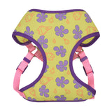 SpongeBob SquarePants for Pets Patrick Dog Harness for Small Dogs | No Pull Dog Harness Vest with Green Body, Purple Flowers, and Pink Straps | Soft and Comfortable Small Dog Apparel