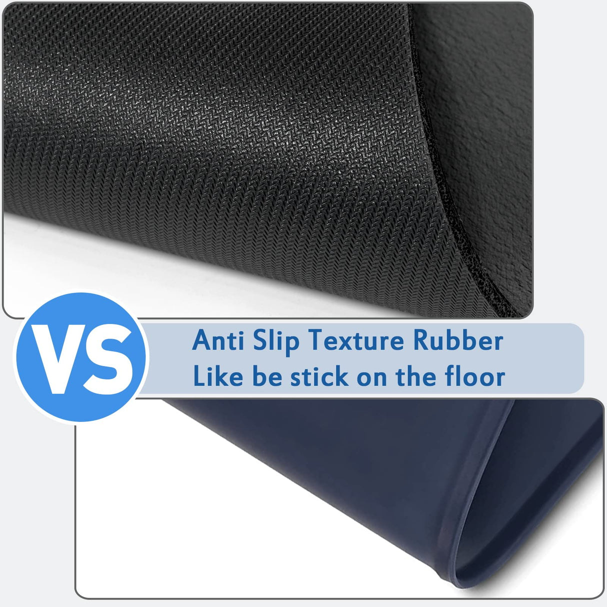 Harhana Pet Mat for Water Fountain and Automatic Feeder, Non Slip Rubber, Black, Large Size: 27.5 x 15.75 x 0.2 inch