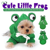 Adorable Frog Dog Hoodie with Cute Frog Eyes,Warm and Cozy Cotton Blend Sweatshirt for Small,Medium Dogs Perfect for Fall,Dog Costumes,and Cosplay Parties,Pet Outfit for All Occasions.Green XXL