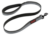 HALTI Leash for Dogs - Premium Nylon Puppy & Dog Leash, Reflective Neoprene-Padded Handle, Comfortable & Easy to Use. Suitable for Medium & Large Dogs (Size Large, Black)