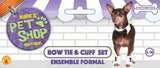 Rubie's Pet Bowtie and Cuff Set, Small/Medium
