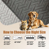 Asatdd Waterproof Dog Couch Cover, Soft Pet Bed Cover, Furniture Sofa Car Protector for Puppy Dog Cat and Pet, 40" x 50", 1 Pack