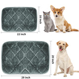 AUPETEK Self-Warming Cat Bed Indoor/Outdoor Super Soft Self Heating Pet Mat Washable Thermal Pad for Cat & Dog 21x15.7 inch